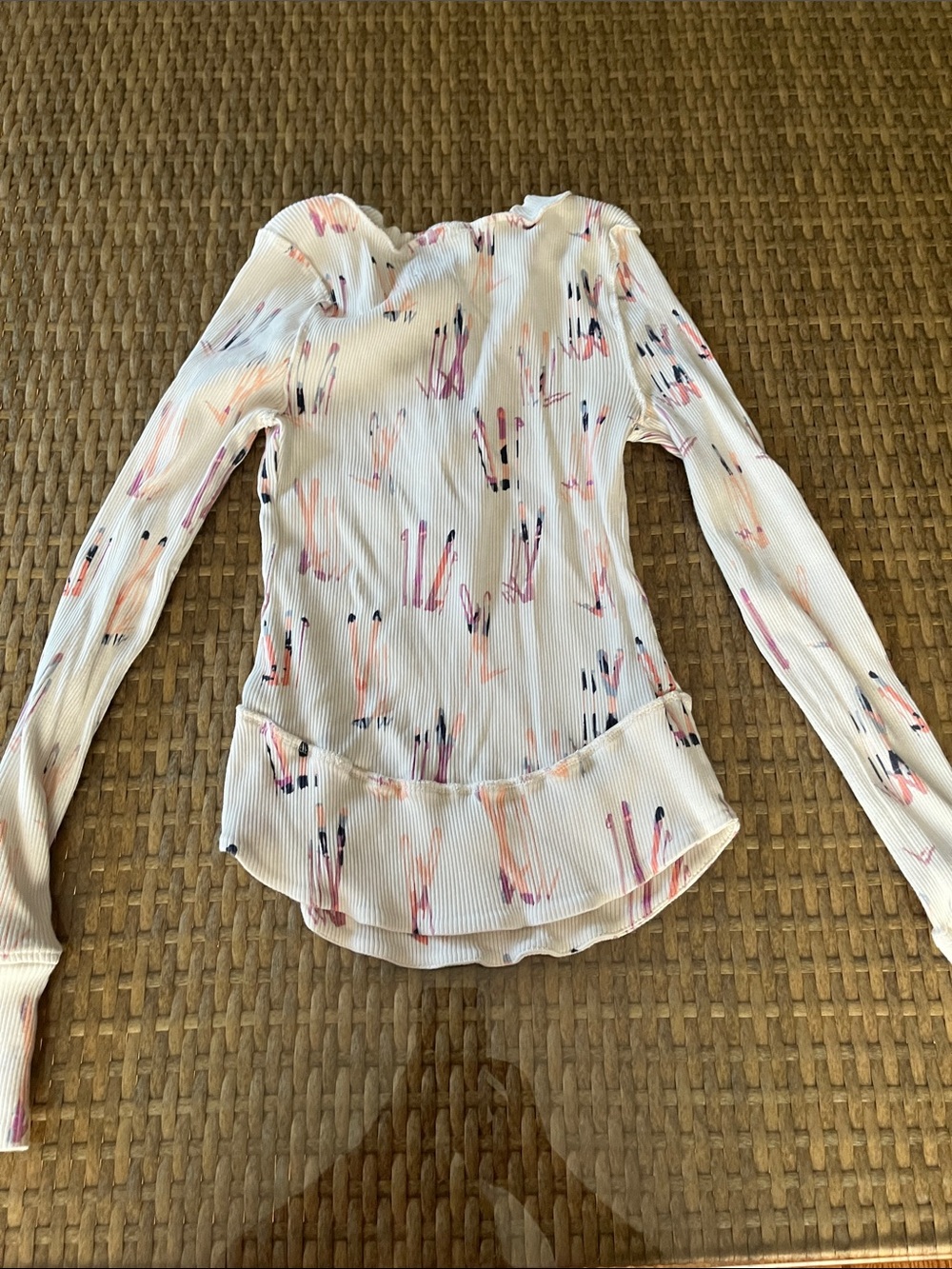 Ski Print Henley Small - Picture 3 of 4
